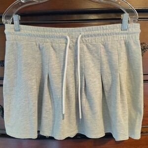 No Boundaries Sweatshirt Light Gray Tennis Skirt Sz XL